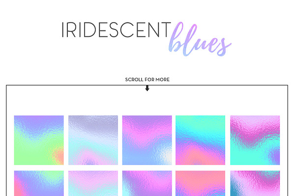 Iridescence - light & blues styles