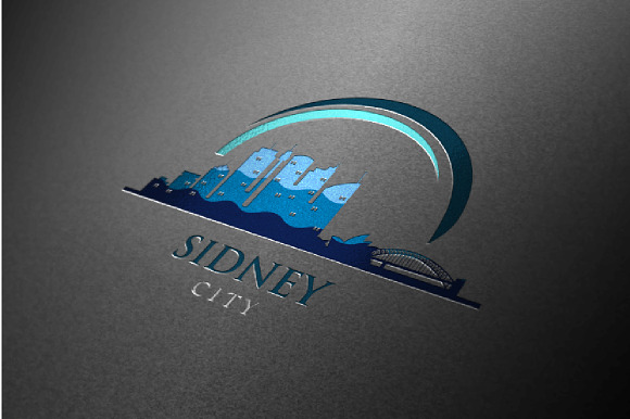 4 - Sidney Skyline Landscape Logo in Logo Templates - product preview 2