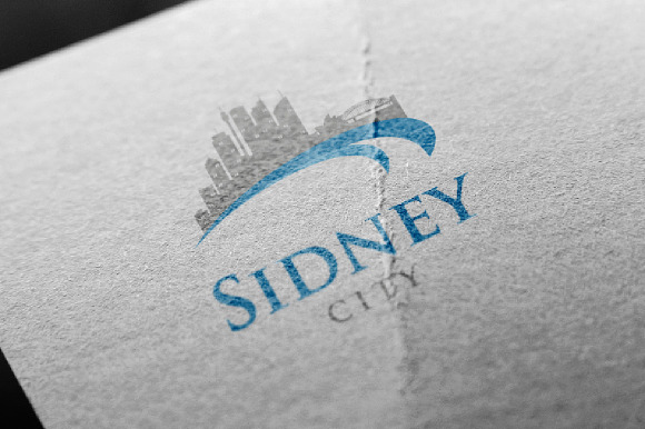 4 - Sidney Skyline Landscape Logo in Logo Templates - product preview 3
