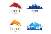 4 - Perth Skyline Landscape Logo