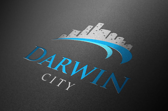 4 - Darwin Skyline Landscape Logo in Logo Templates - product preview 2