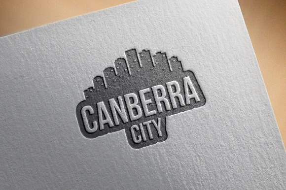 4 - Canberra Skyline Landscape Logo in Logo Templates - product preview 2