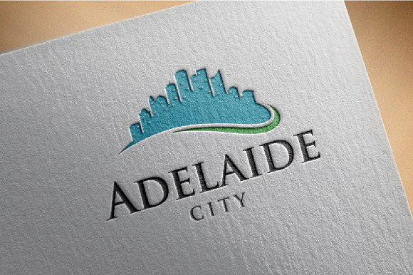 4 - Adelaide Skyline Landscape Logo in Logo Templates - product preview 1