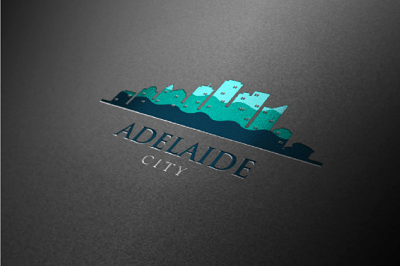 4 - Adelaide Skyline Landscape Logo in Logo Templates - product preview 2