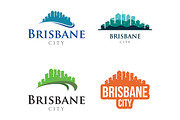 4 - Brisbane Skyline Landscape Logo