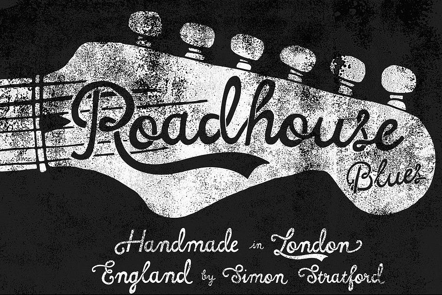 Roadhouse Blues font in Script Fonts - product preview 8