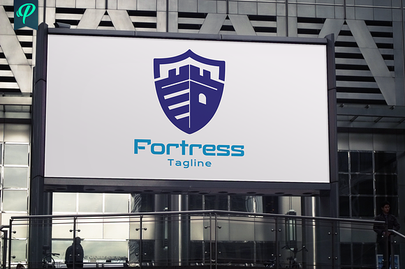 Fortress - Crest Logo Template in Logo Templates - product preview 1