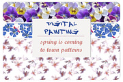 Digital Painting Spring Pattern Pack