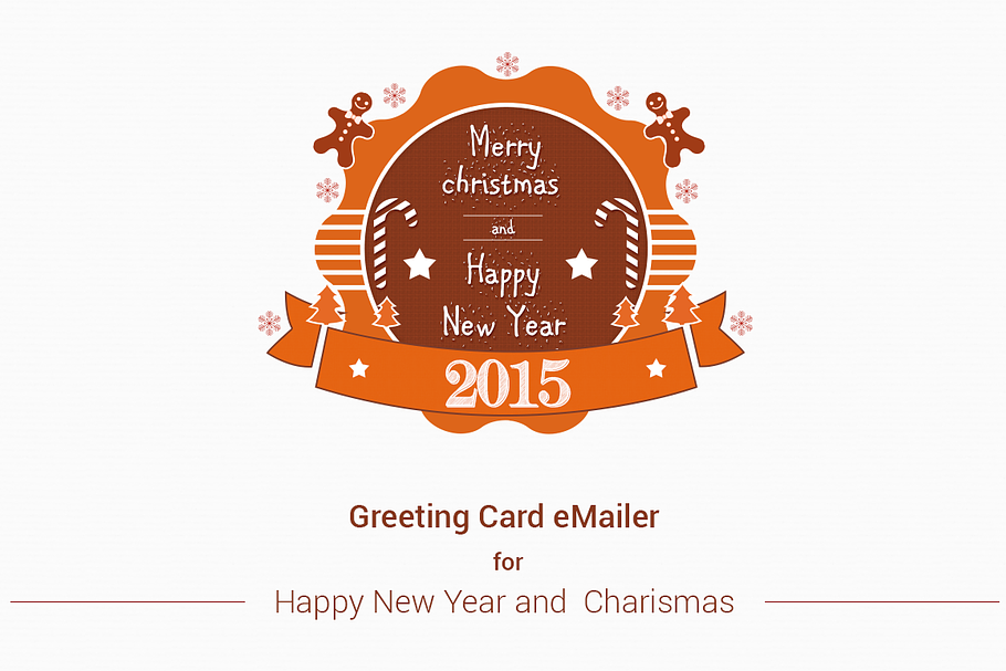 Merry Christmas, New Year e-Mailer in Card Templates - product preview 8