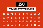 150 Travel Vector Icons