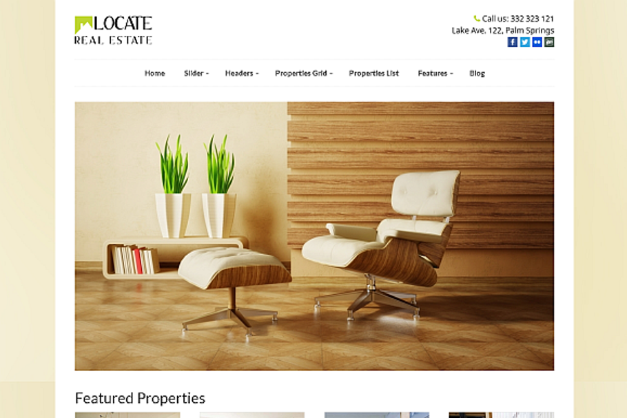 Locate - WordPress Real Estate Theme in WordPress Business Themes - product preview 8