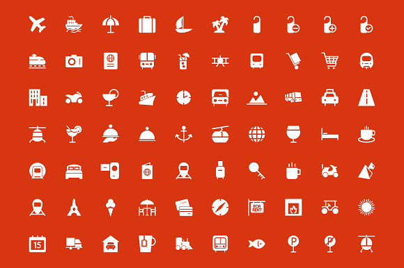 150 Travel Vector Icons in Travel Icons - product preview 1