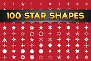 100 Vector Star Shapes
