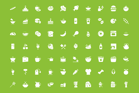 300 Food Vector Icons in Food Icons - product preview 1