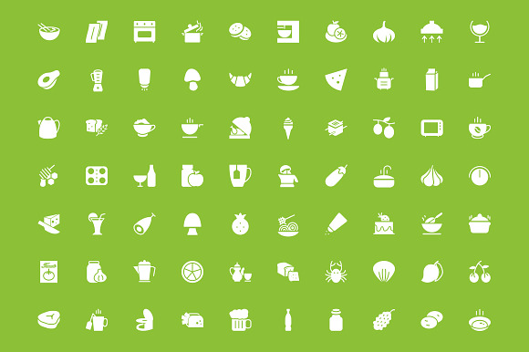 300 Food Vector Icons in Food Icons - product preview 3