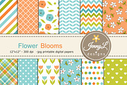 Floral Tulip Digital Papers