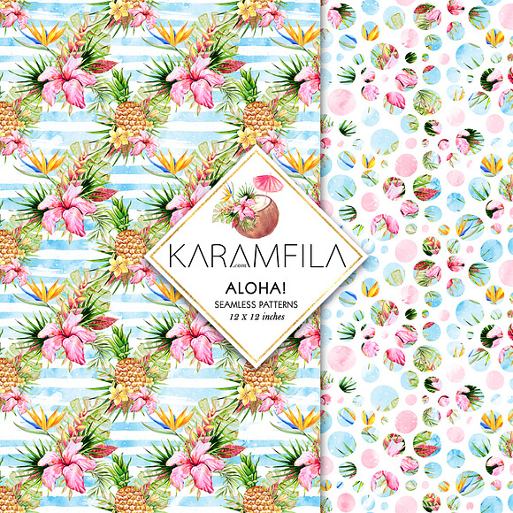 Aloha Patterns Tropical Summer Paper in Patterns - product preview 1
