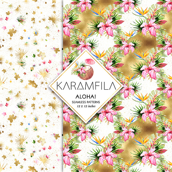 Aloha Patterns Tropical Summer Paper in Patterns - product preview 2