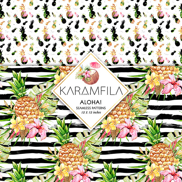 Aloha Patterns Tropical Summer Paper in Patterns - product preview 3