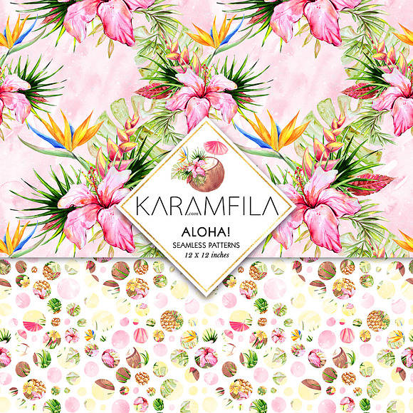 Aloha Patterns Tropical Summer Paper in Patterns - product preview 4