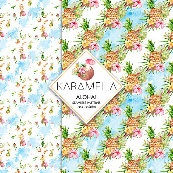 Aloha Patterns Tropical Summer Paper in Patterns - product preview 6