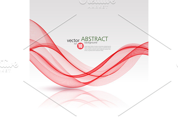 Abstract smooth wave motion illustration