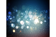 Abstract background. Festive elegant abstract background with bokeh  lights 