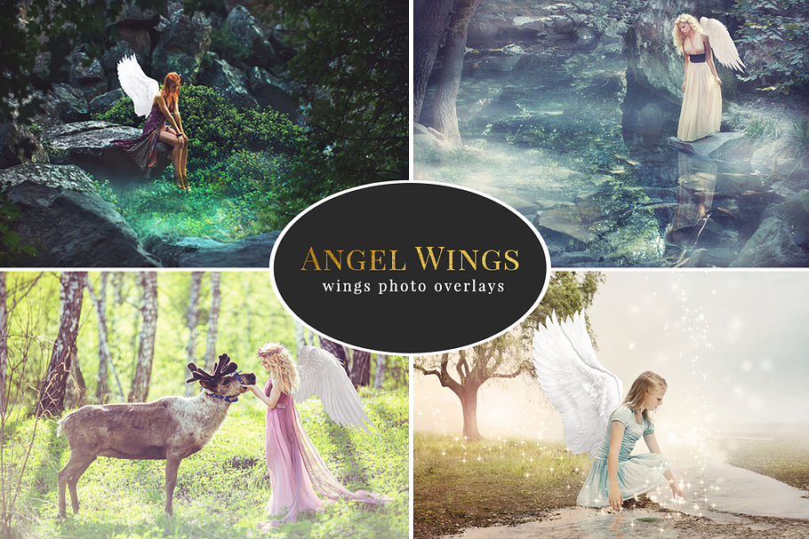 Angel Wings – photo overlays in Objects - product preview 8