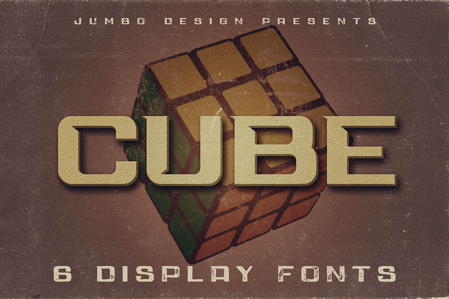 Cube - Display Font