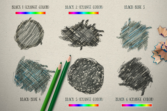 COLOUR PENCIL BOX Photoshop Styles in Add-Ons - product preview 7