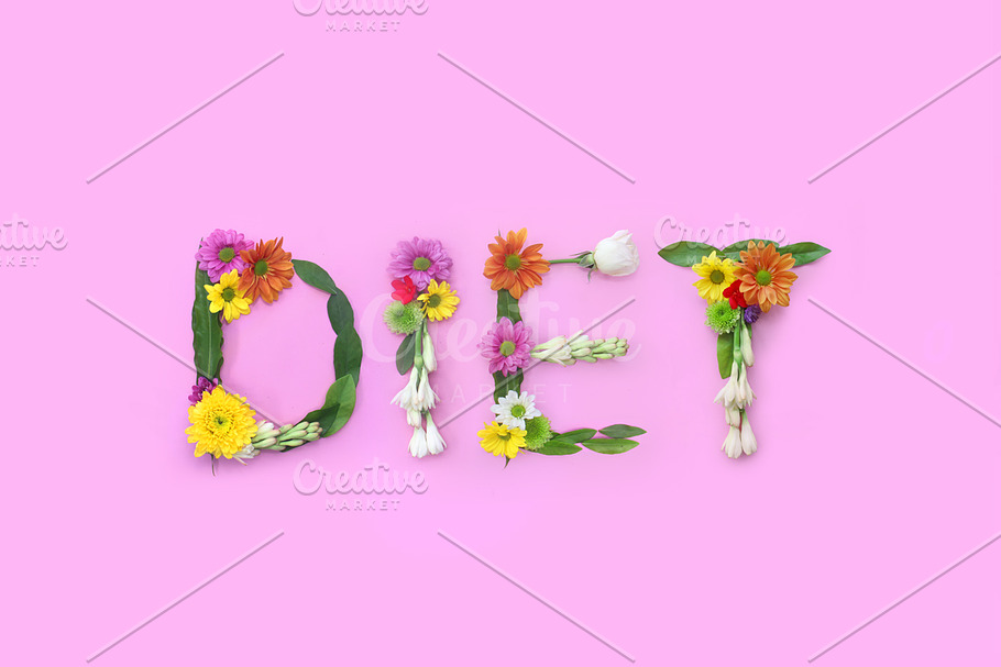 Diet. FLowers composition in Instagram Templates - product preview 8