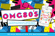 OMG80s Background Image Pack