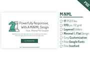 MiNML - Clean & Minimal PSD Template