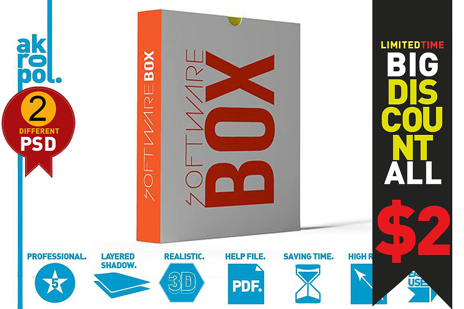 Box Mock Up in Product Mockups - product preview 8