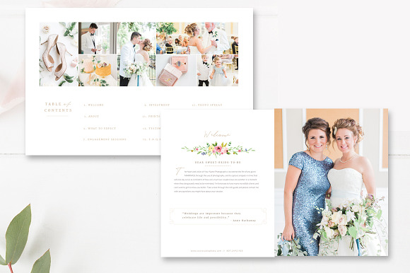 Wedding Photographer Magazine  in Magazine Templates - product preview 4