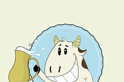 Cow badge