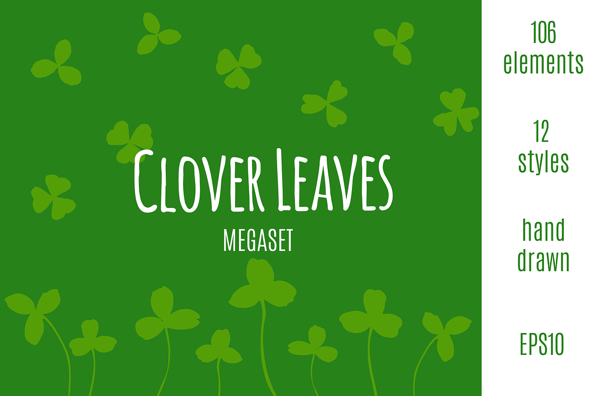 Mega Set of Clover Leaves in Objects - product preview 8