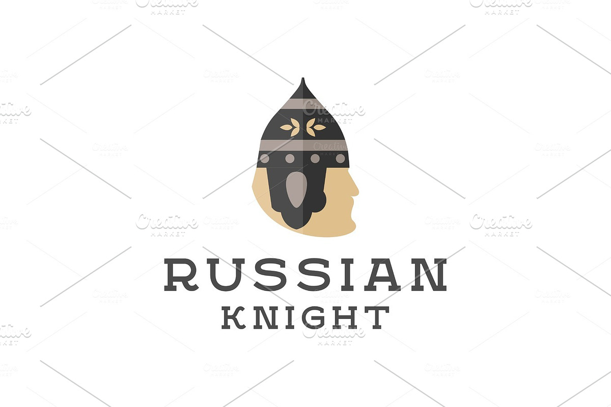 Knight head, armor helmet vector illustration face in Illustrations - product preview 8