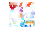 Vector Colorful Dots Pattern
