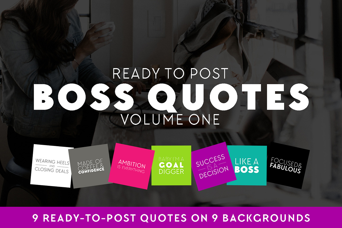 Boss Quotes Volume One in Social Media Templates - product preview 8