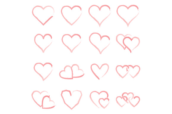 Heart Icons in Graphics - product preview 2