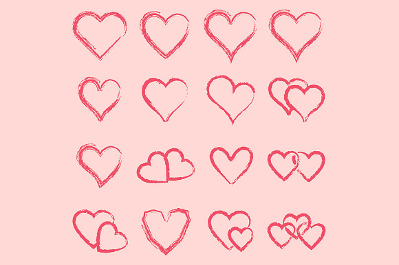 Heart Icons in Graphics - product preview 3