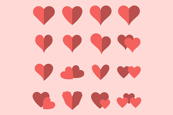 Heart Icons in Graphics - product preview 4