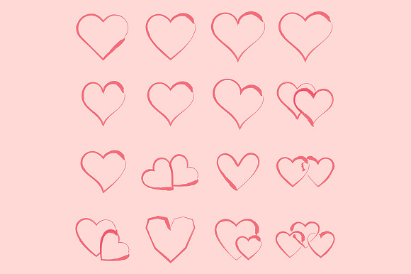 Heart Icons in Graphics - product preview 9