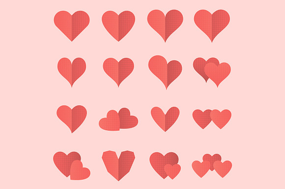 Heart Icons in Graphics - product preview 13