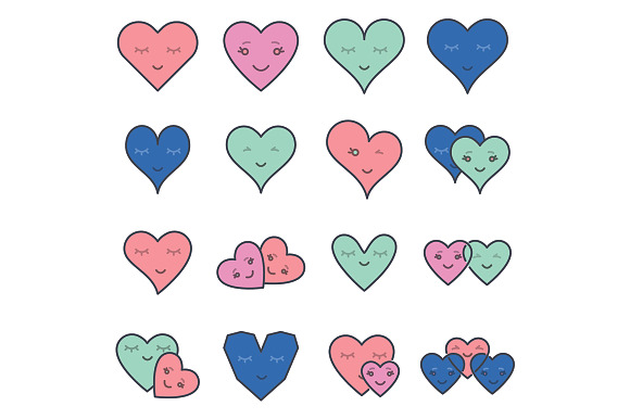 Heart Icons in Graphics - product preview 15