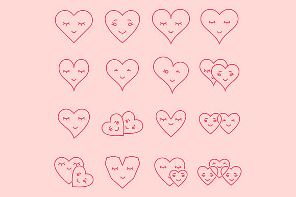Heart Icons in Graphics - product preview 16