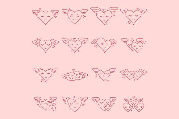 Heart Icons in Graphics - product preview 18
