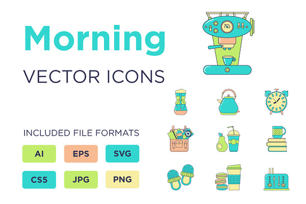 Morning Icons Set