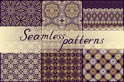 Set of ornamental textures